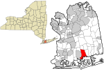 Nassau County New York incorporated and unincorporated areas Merrick highlighted